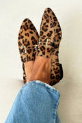 Gia - Mocasines Elegantes de leopardo