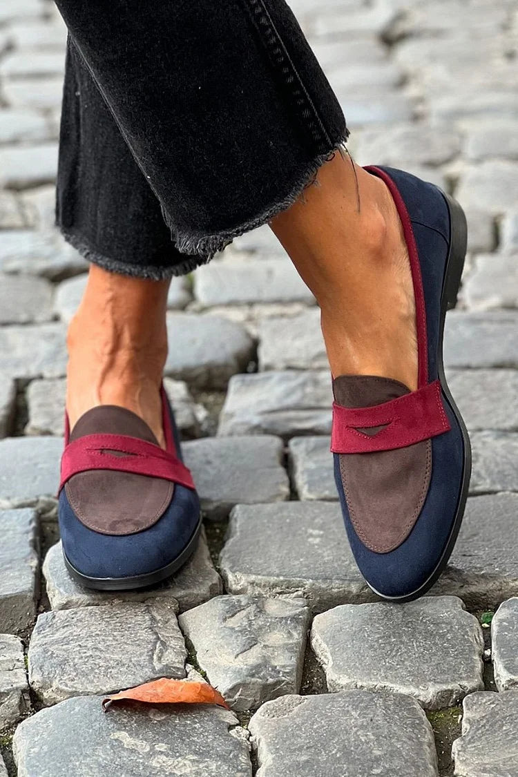 Sylvie - Mocasín elegante bicolor