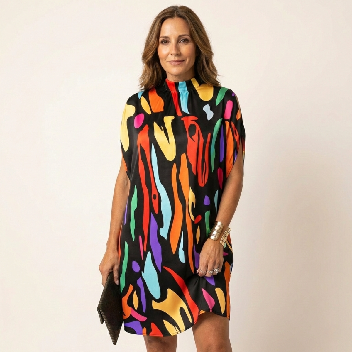 Amie - Vestido suave hasta la rodilla para mujer