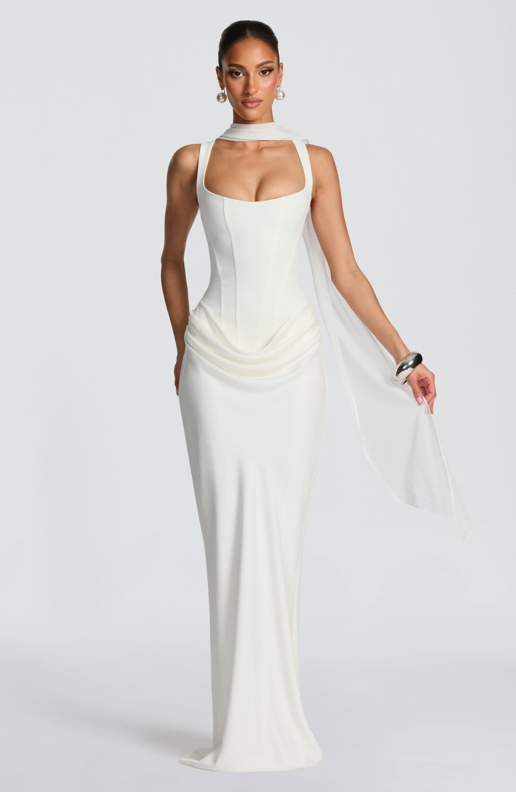 Vestido Aria™ -  Silueta fluida con corsé ajustado