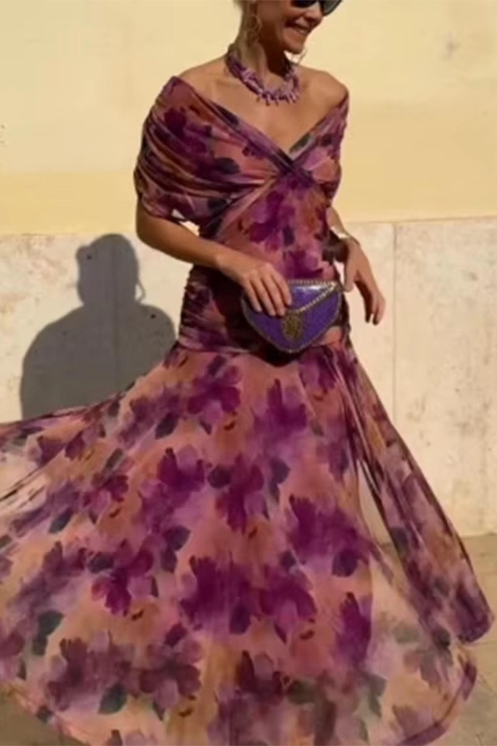 Elena | Vestido de Noche Floral