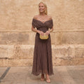 Sienna | Vestido fluido geométrico