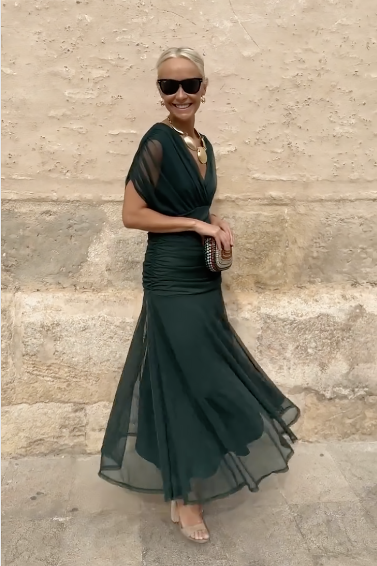 Vestido Luisa Escote en V