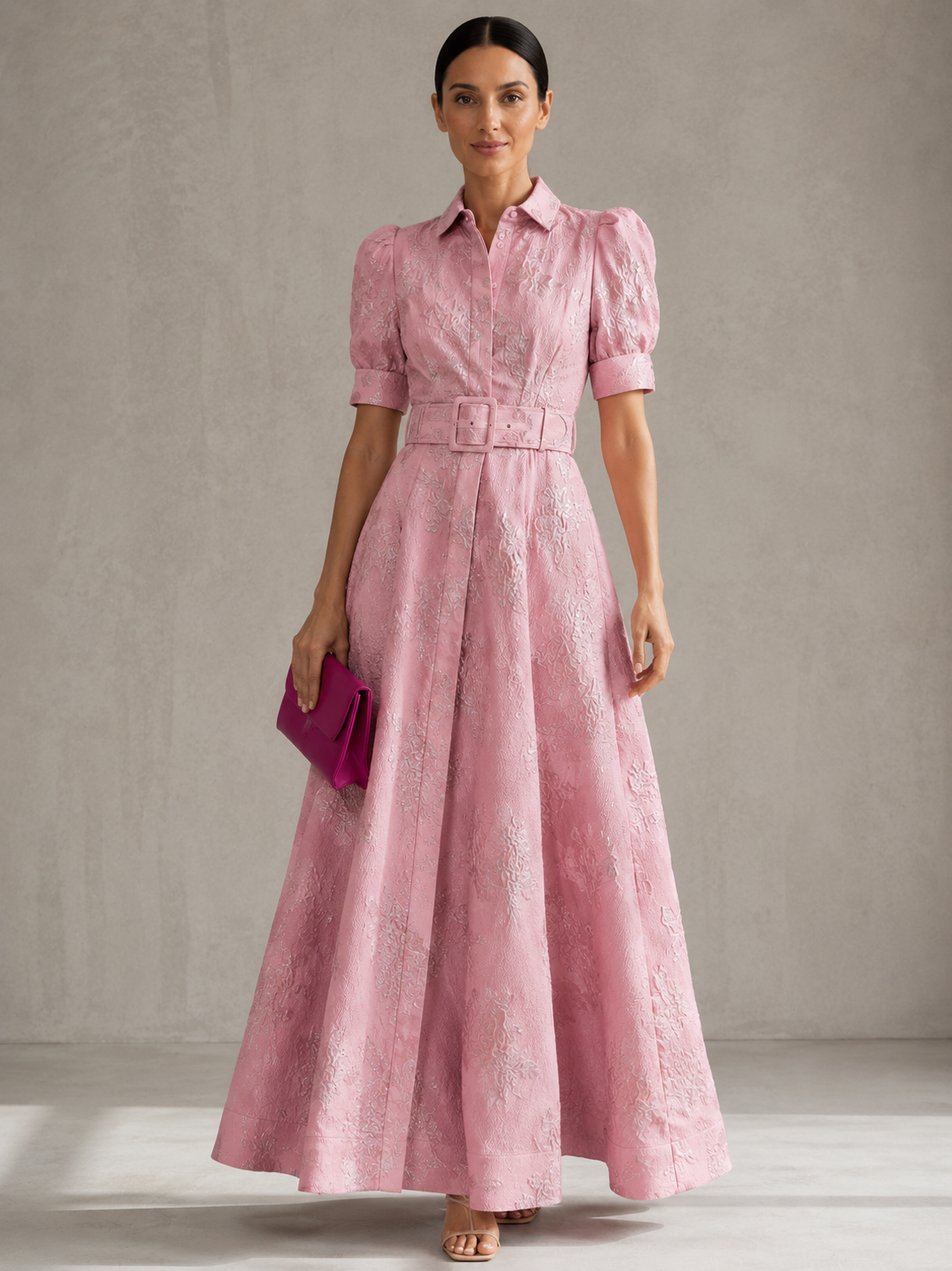 Aria | Vestido corto con mangas de globo