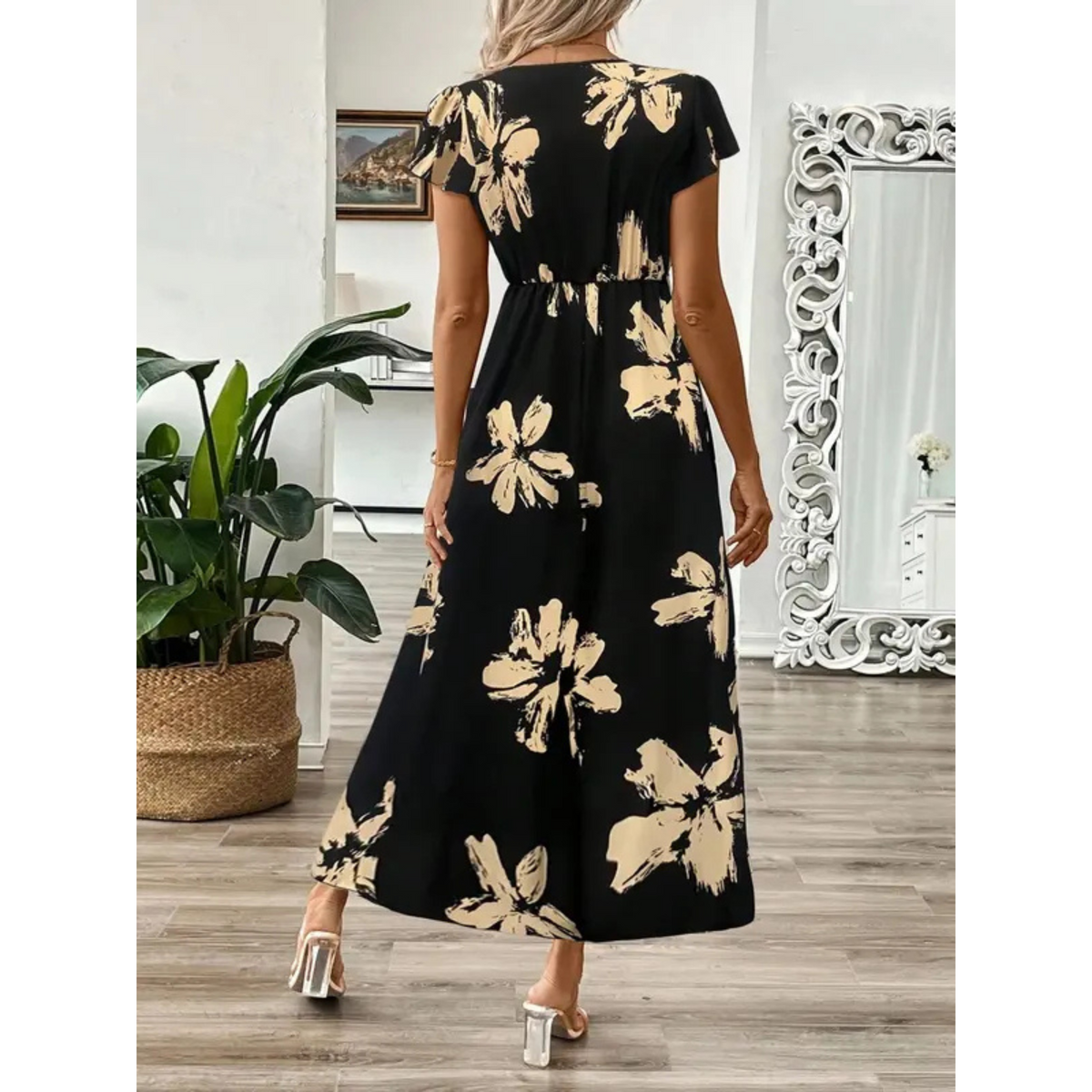 Elena™ | Vestido Elegante con Hojas