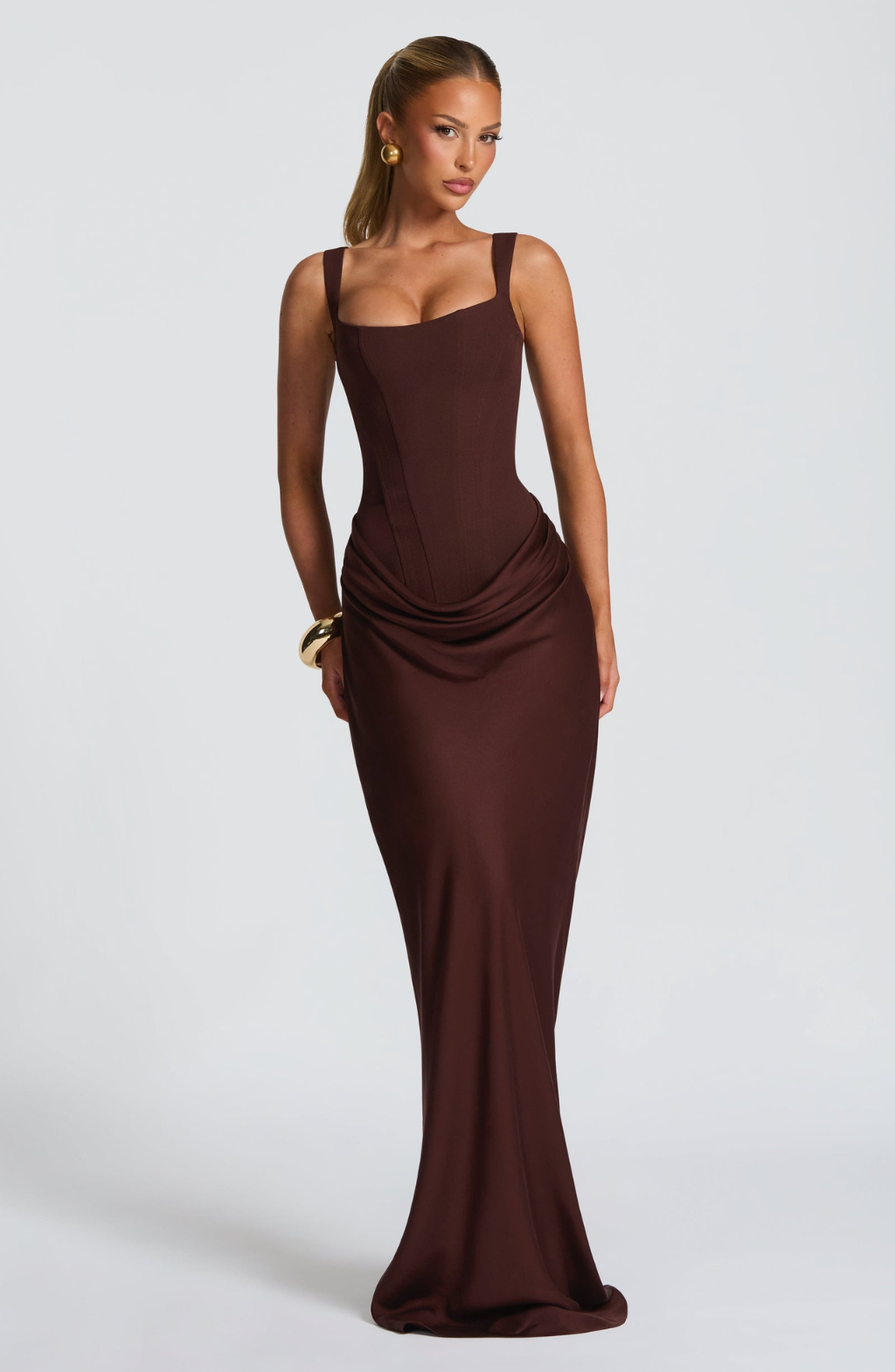 Vestido Aria™ -  Silueta fluida con corsé ajustado