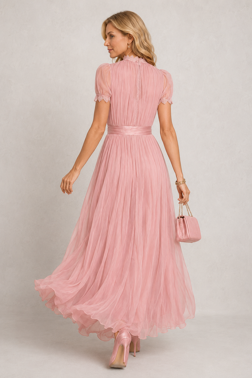 Camilla | Vestido Maxi de Chiffon Elegante