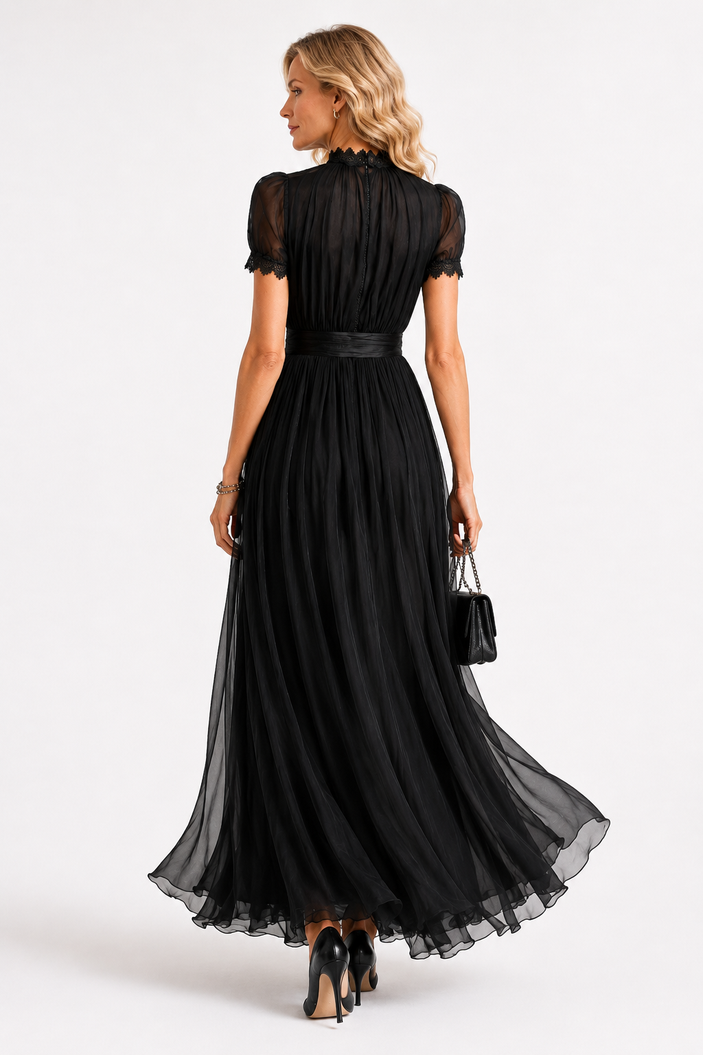 Camilla | Vestido Maxi de Chiffon Elegante