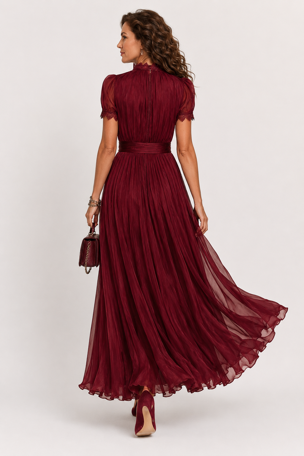 Camilla | Vestido Maxi de Chiffon Elegante