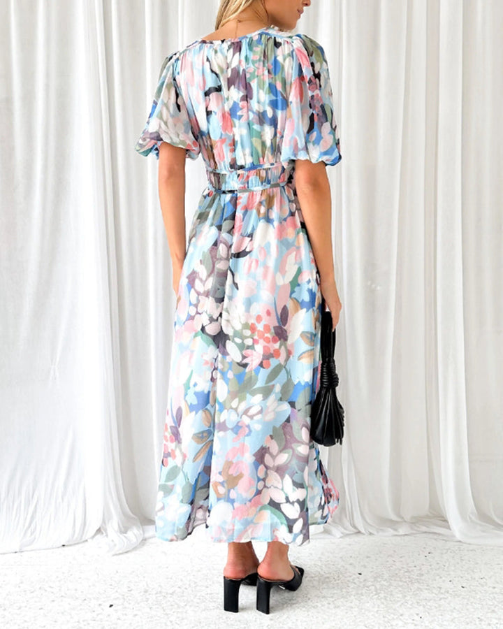 Celine | Vestido femenino con estampado de flores