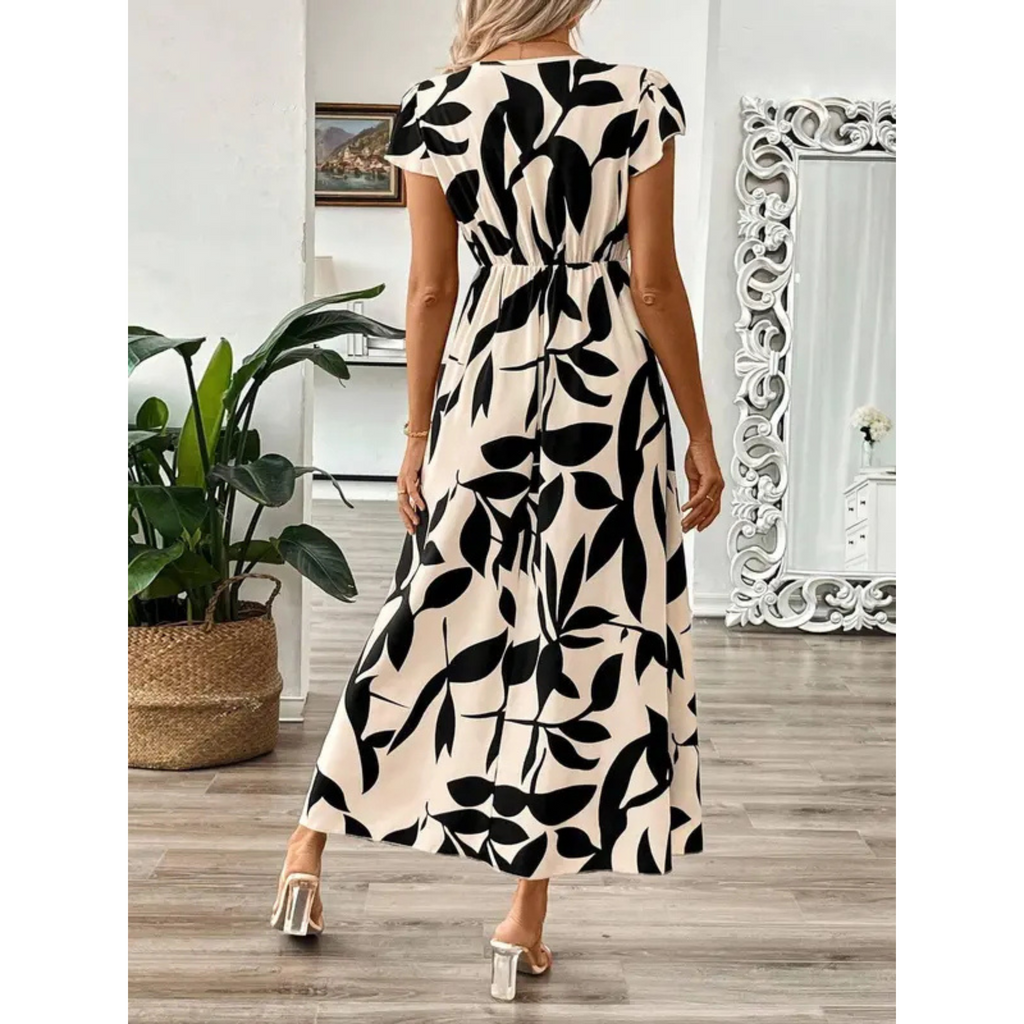 Elena™ | Vestido Elegante con Hojas