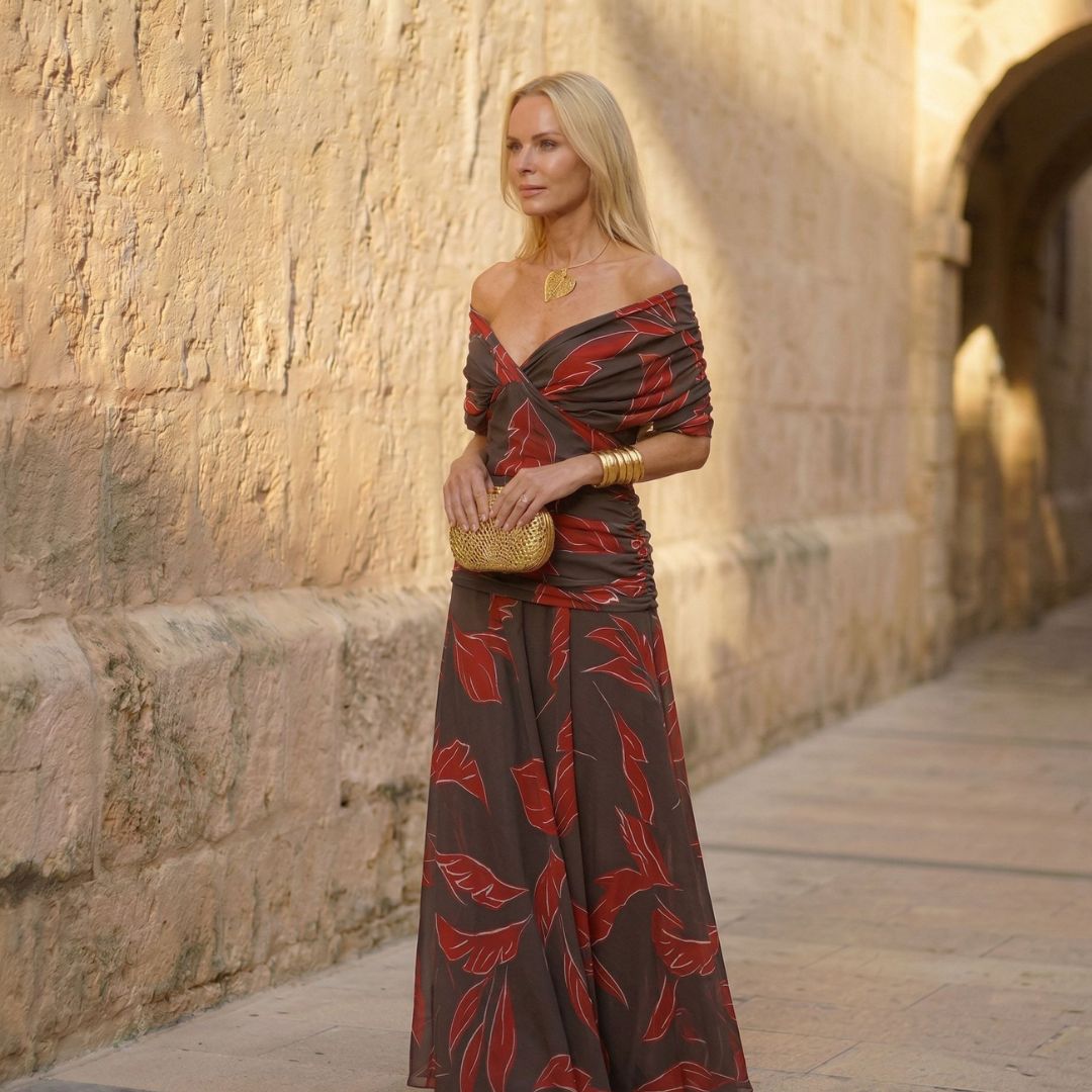 Poppy | Vestido elegante de hojas