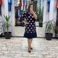 Camila | Vestido de Lunares Plisado