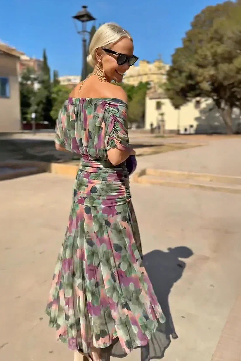 Valentina - Vestido Maxi de Fiesta Elegante con Escote en V