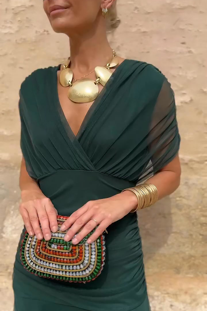 Valentina - Vestido Maxi de Fiesta Elegante con Escote en V