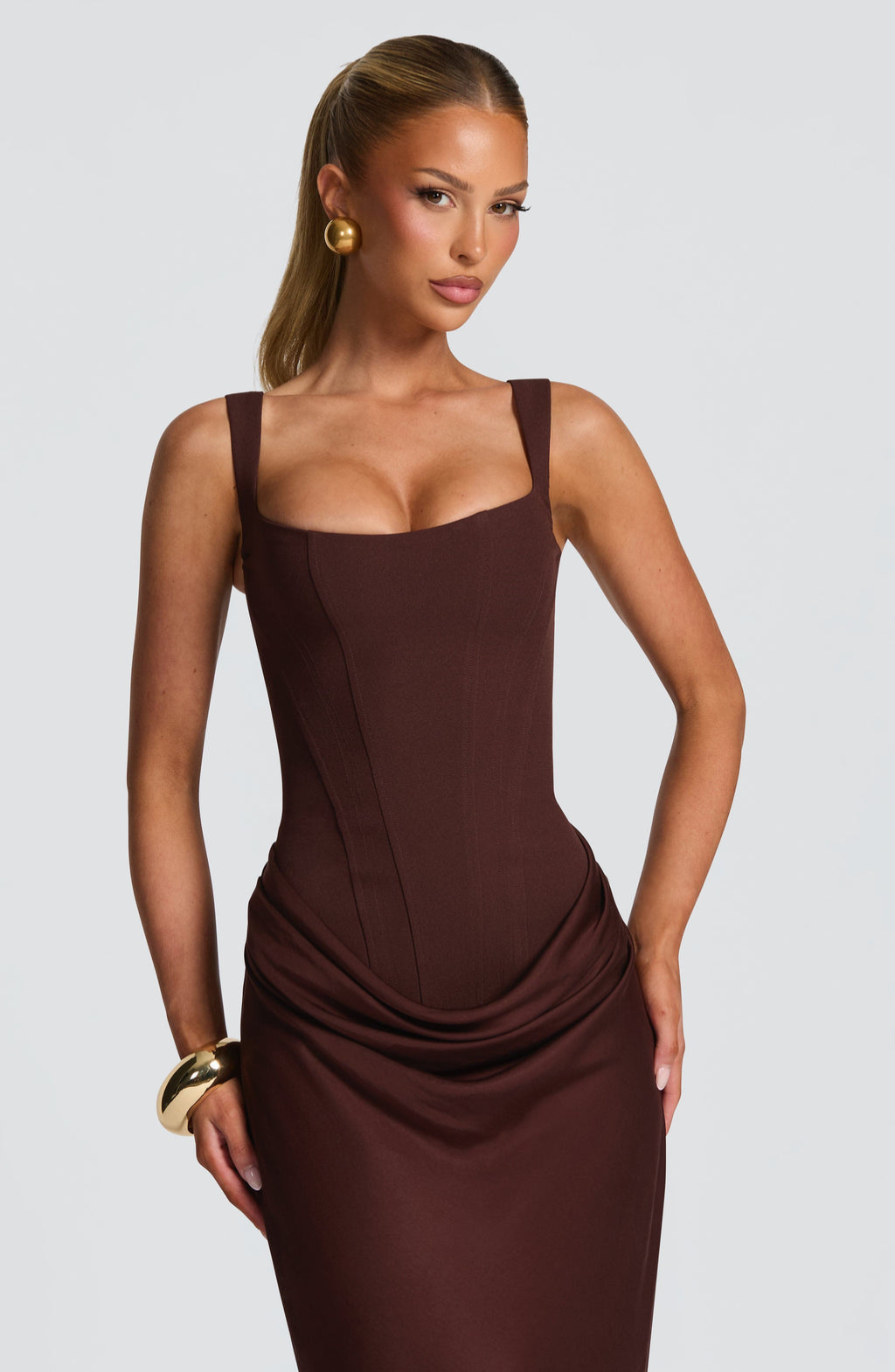 Vestido Aria™ -  Silueta fluida con corsé ajustado