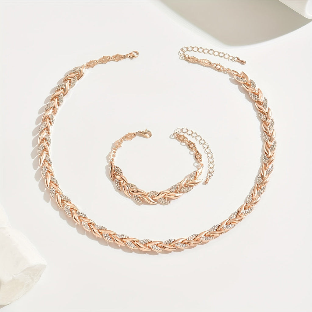 Verónica – Parure de Strass y Cristal