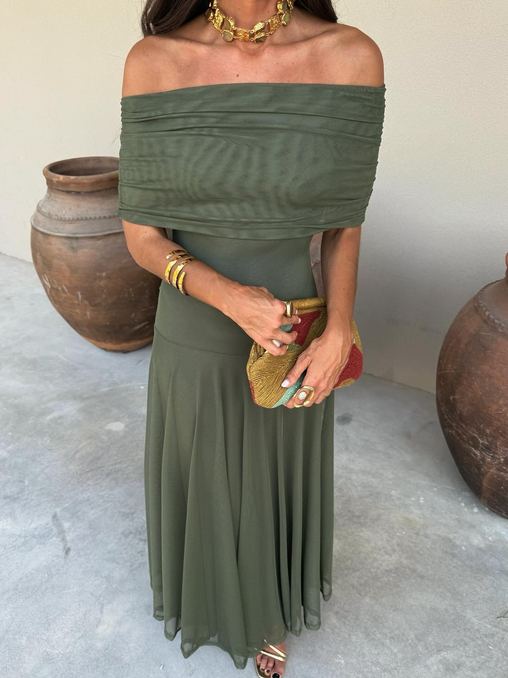 Toledo | Vestido femenino de lino-seda
