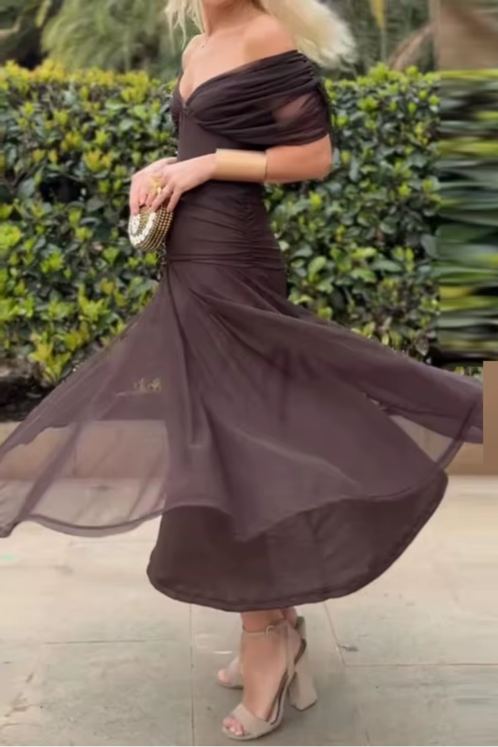 Valentina - Vestido Maxi de Fiesta Elegante con Escote en V