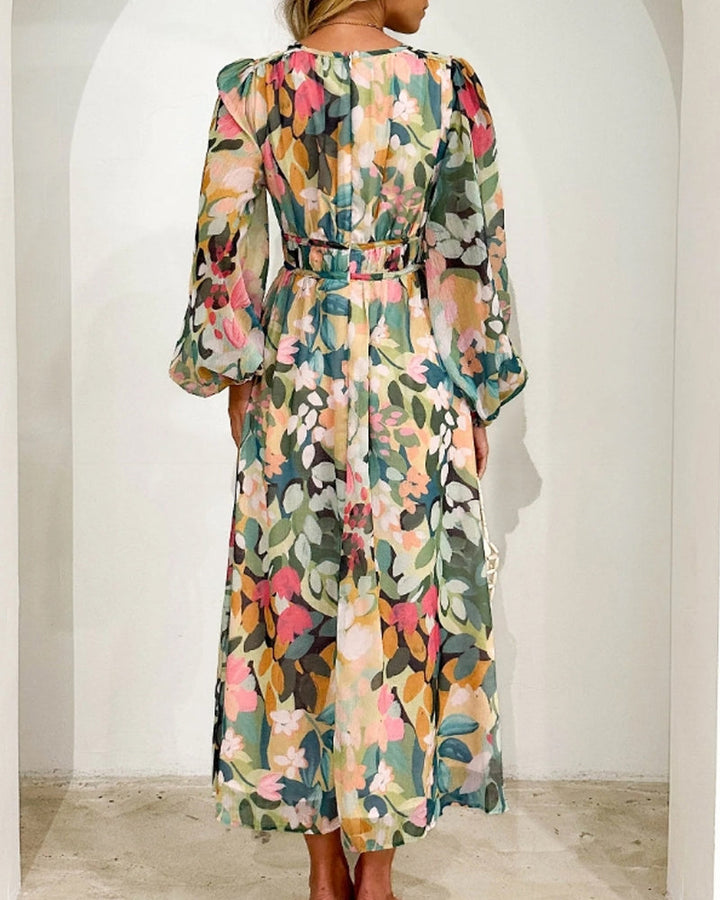 Celine | Vestido femenino con estampado de flores