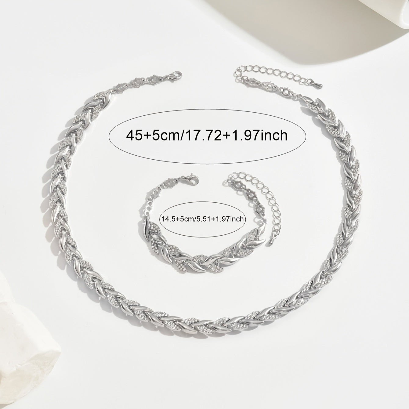 Verónica – Parure de Strass y Cristal