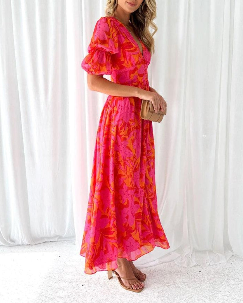 Armonía | Maxivestido en colores de sol