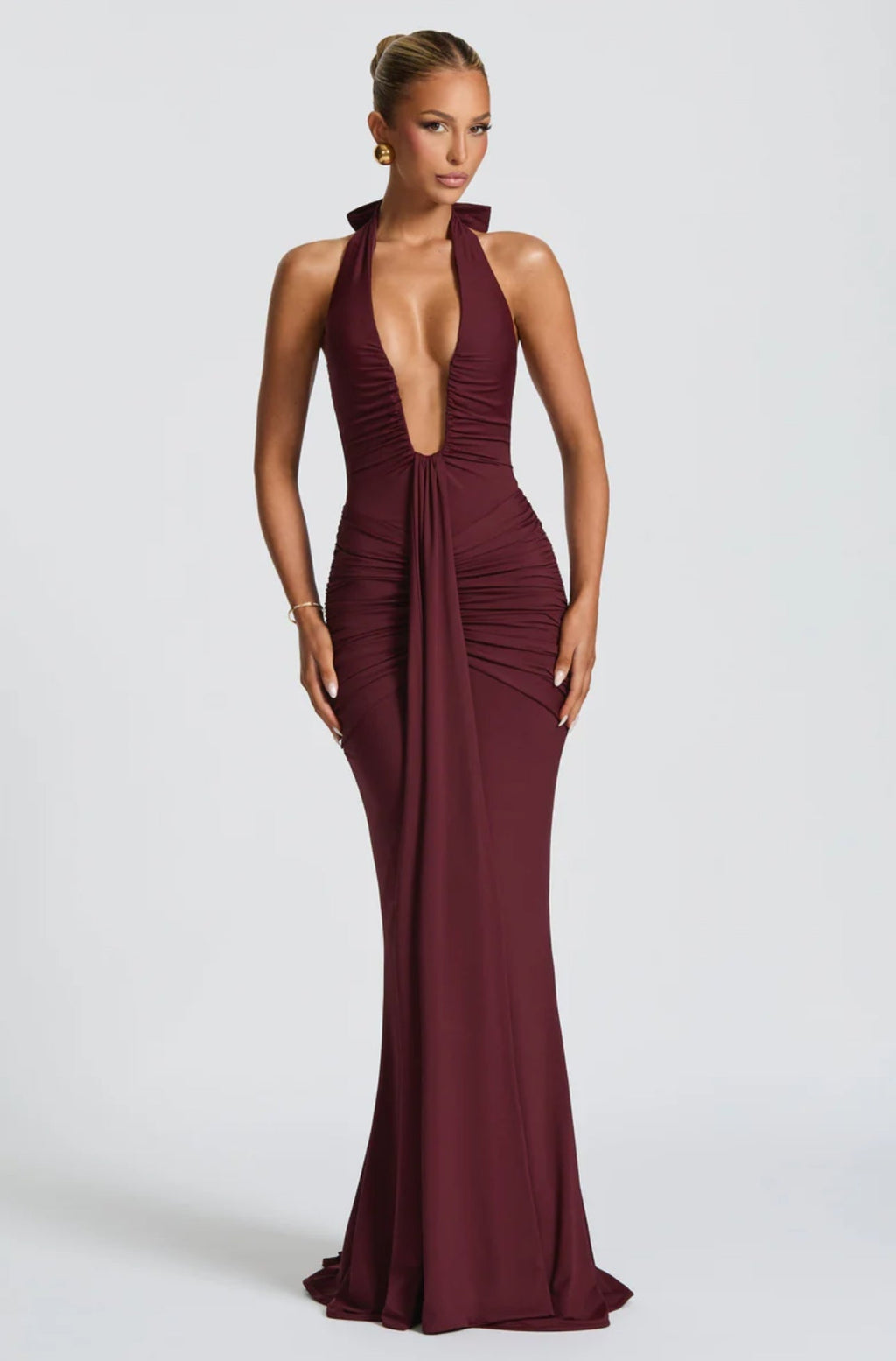 Vestido Tatiana™ -  Elegancia fluida con escote halter