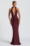 Vestido Tatiana™ -  Elegancia fluida con escote halter