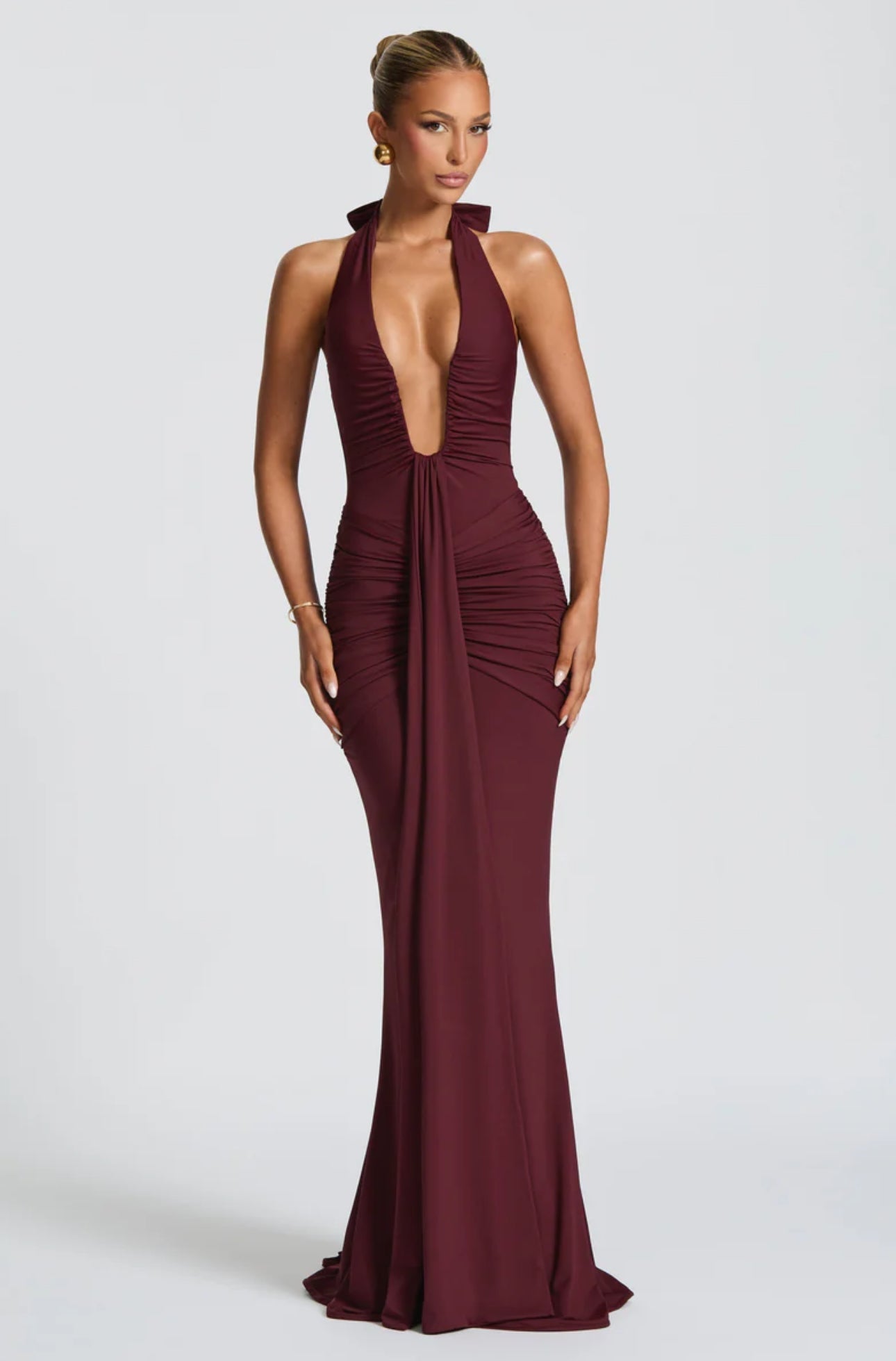 Vestido Tatiana™ -  Elegancia fluida con escote halter