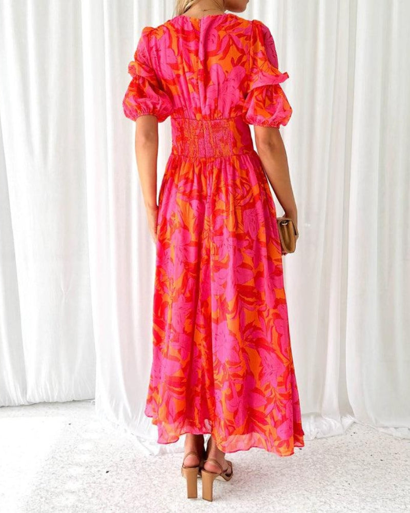 Armonía | Maxivestido en colores de sol
