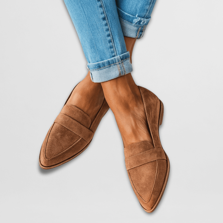Helen | Zapatillas ortopédicas de ante suave