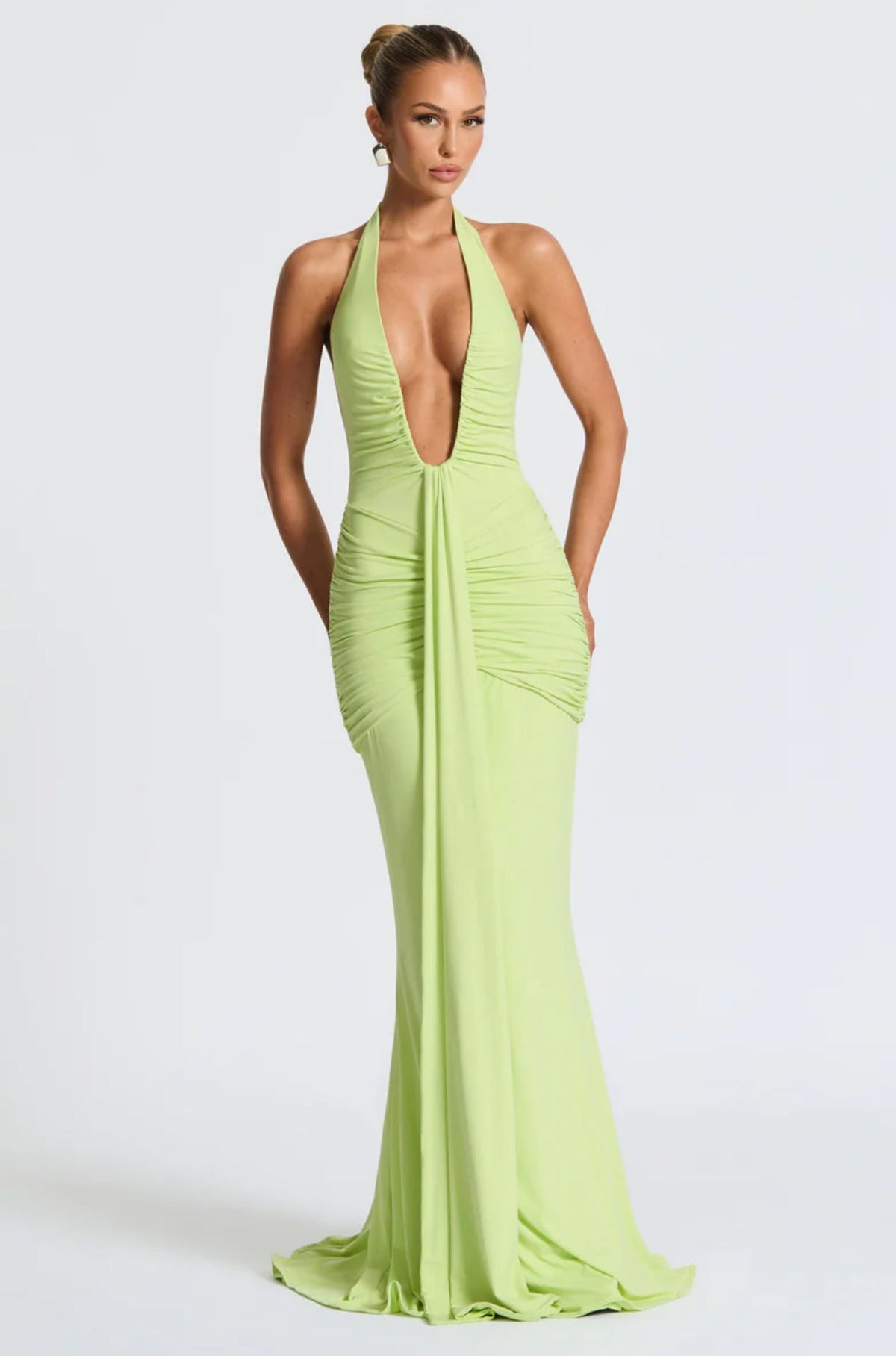 Vestido Tatiana™ -  Elegancia fluida con escote halter