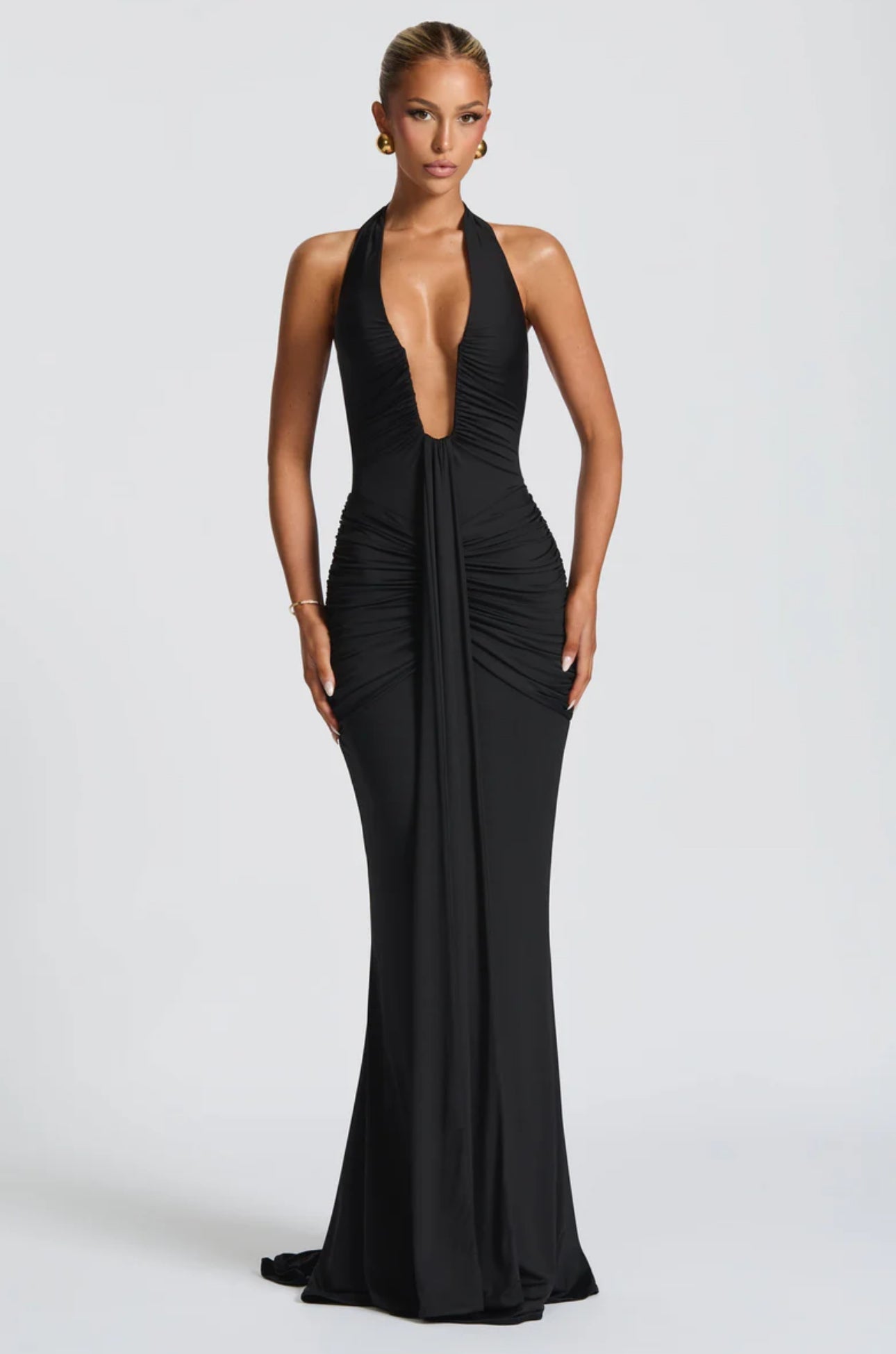 Vestido Tatiana™ -  Elegancia fluida con escote halter