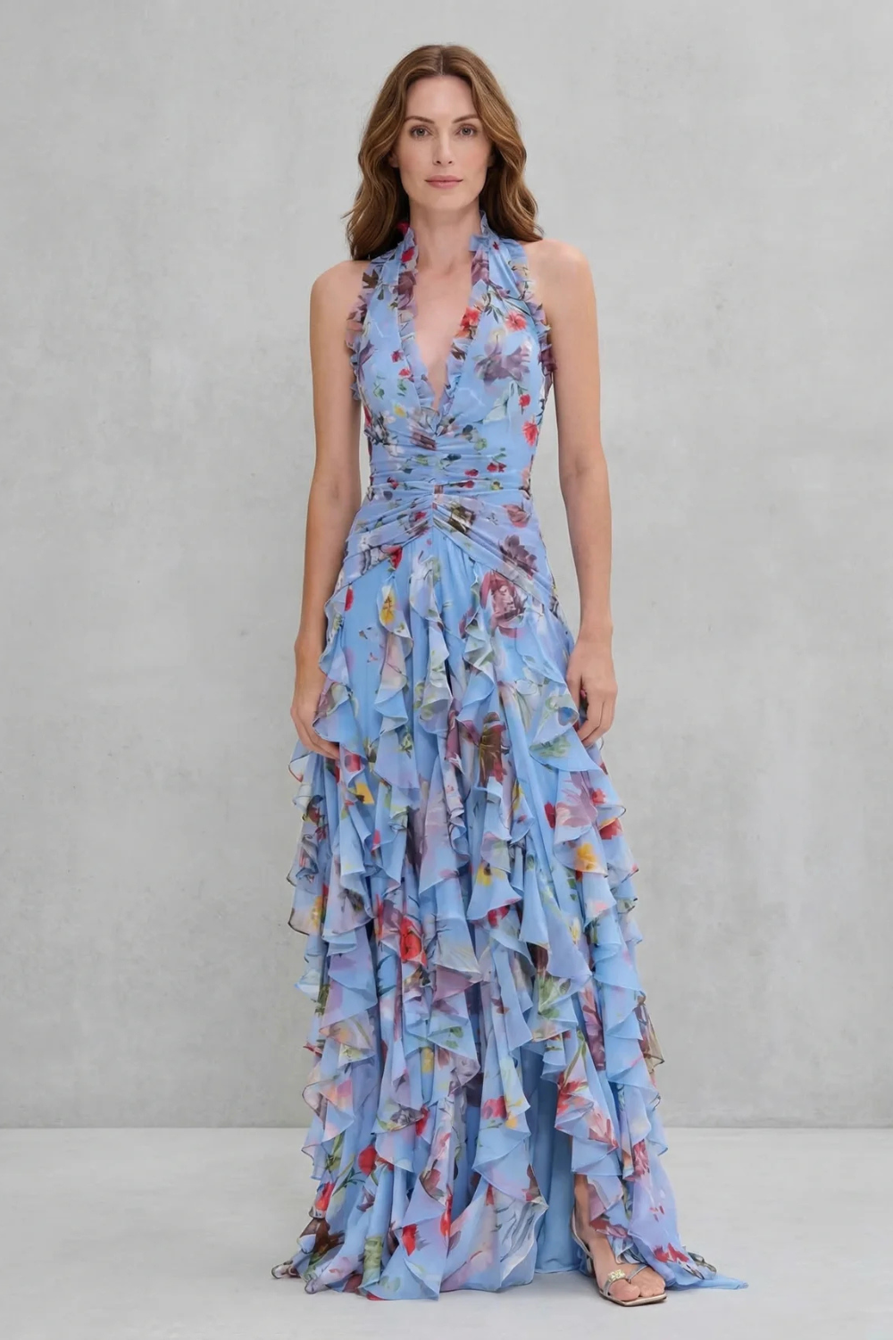 Belladina | Maxivestido con estampado de rosas