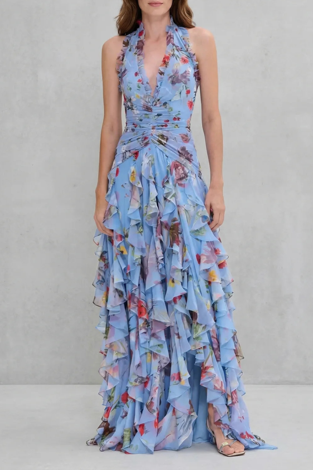 Belladina | Maxivestido con estampado de rosas