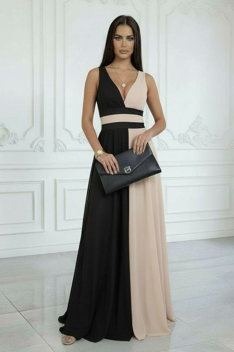 Vestido Laura Bicolor