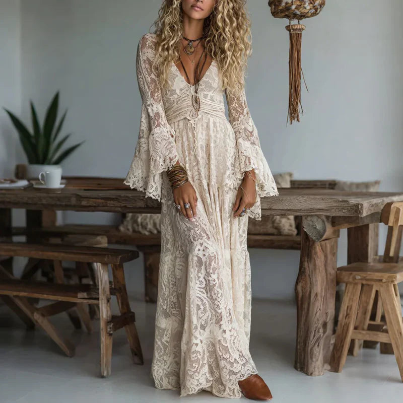 Luisa - Vestido largo vintage