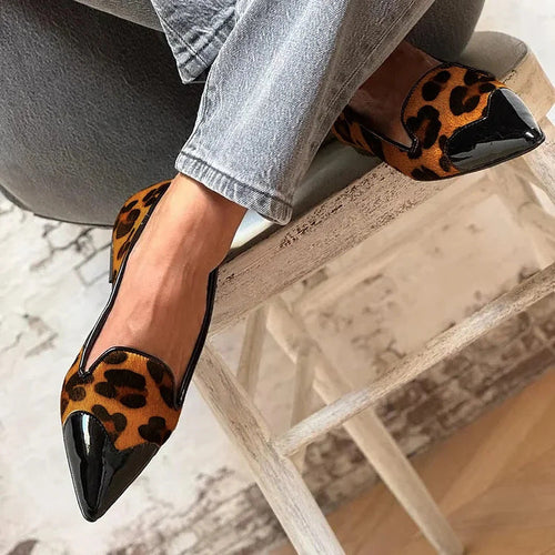Avera - Mocasines Charm Leopardo