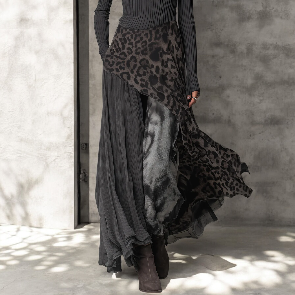 Nova™ | Vestido Largo Leopardo