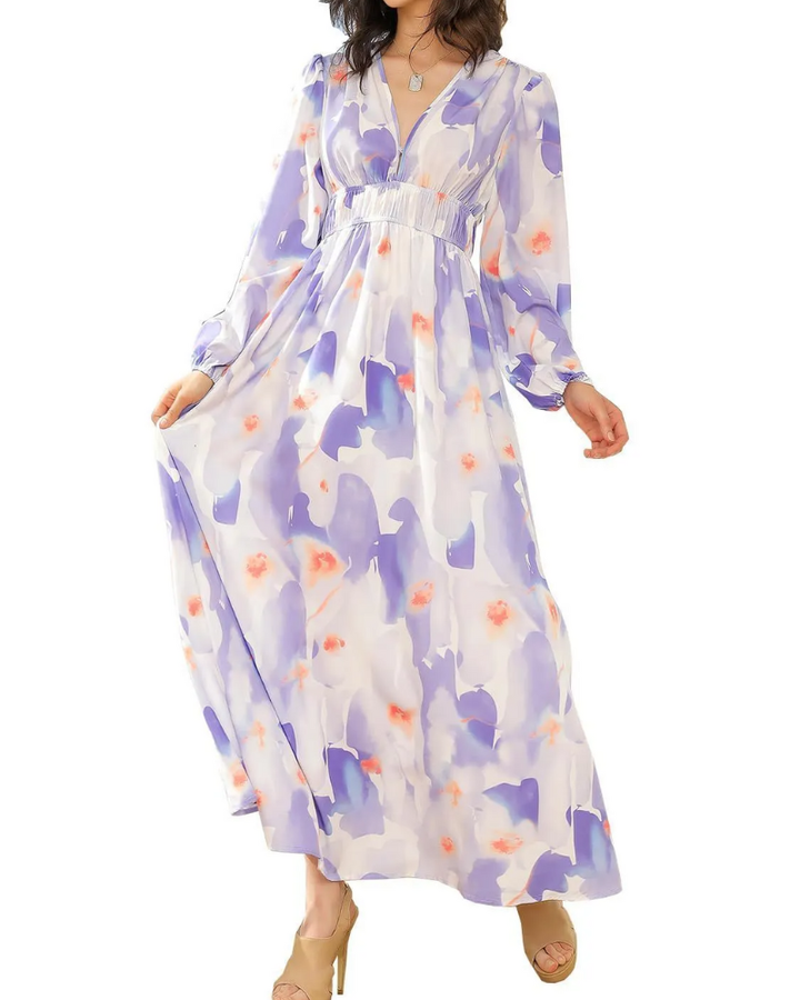 Celine | Vestido femenino con estampado de flores