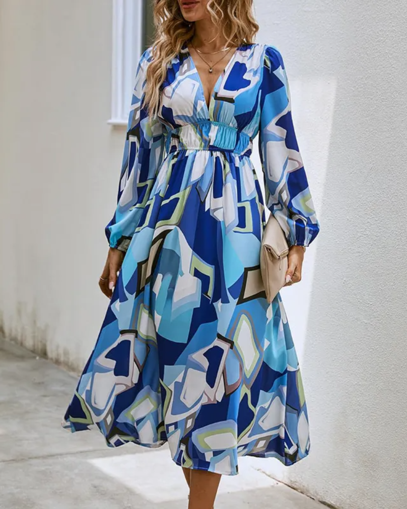 Celine | Vestido femenino con estampado de flores