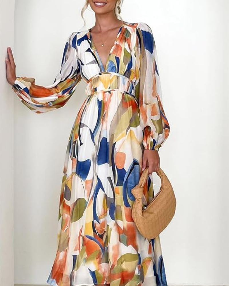 Celine | Vestido femenino con estampado de flores