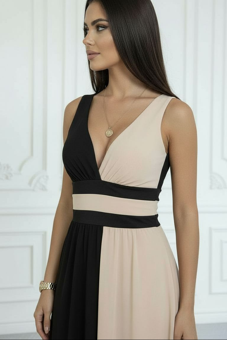 Vestido Laura Bicolor