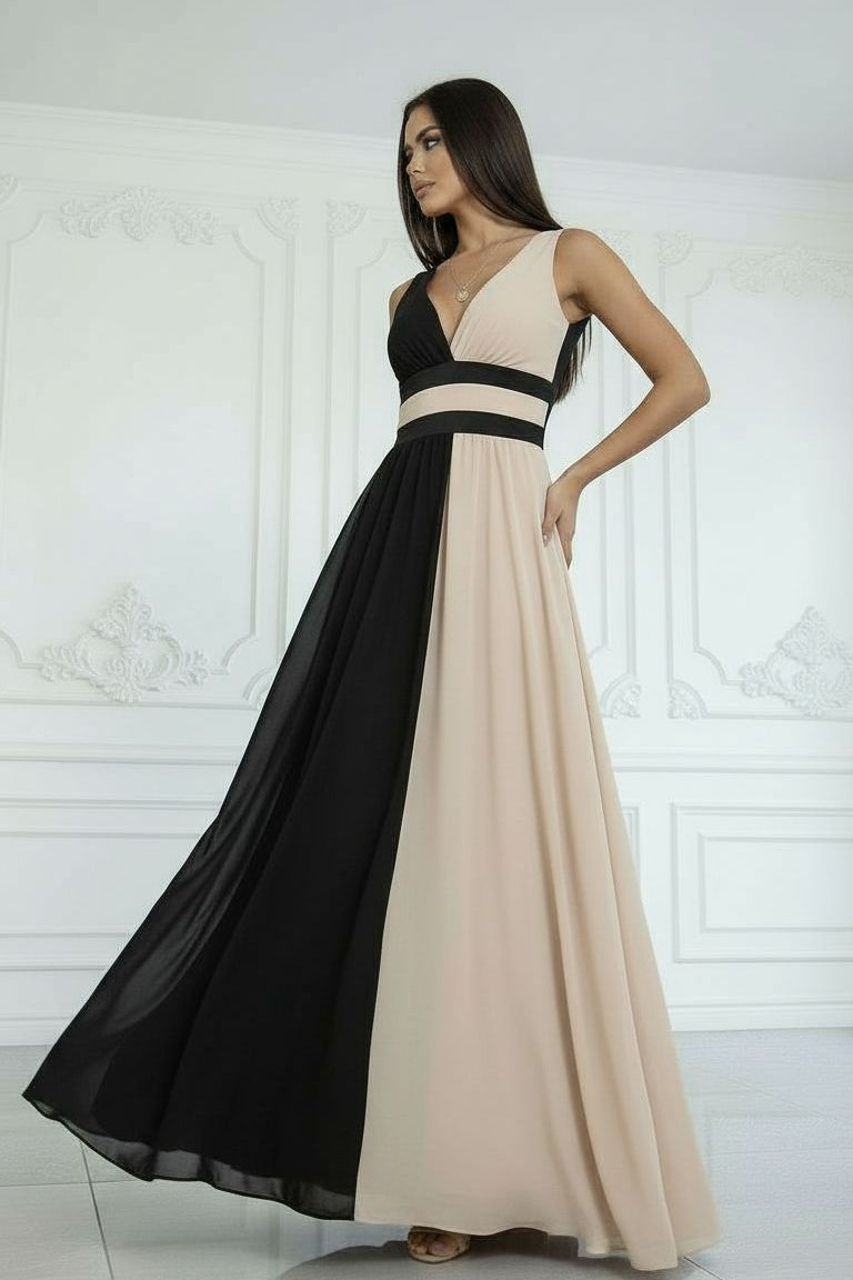 Vestido Laura Bicolor
