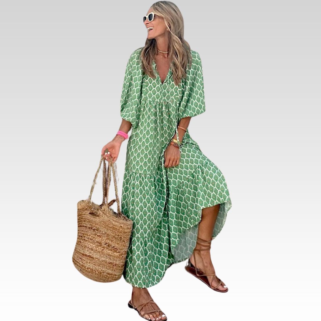 Bellona | Vestido Boho Largo