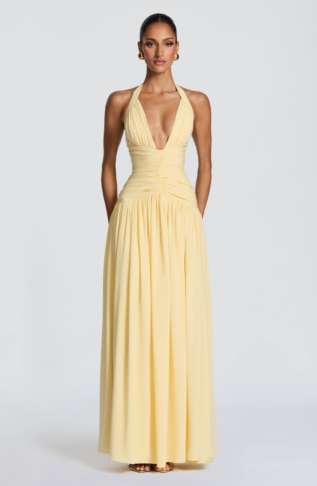 Vestido Martina™ -  Elegancia fluida con escote halter