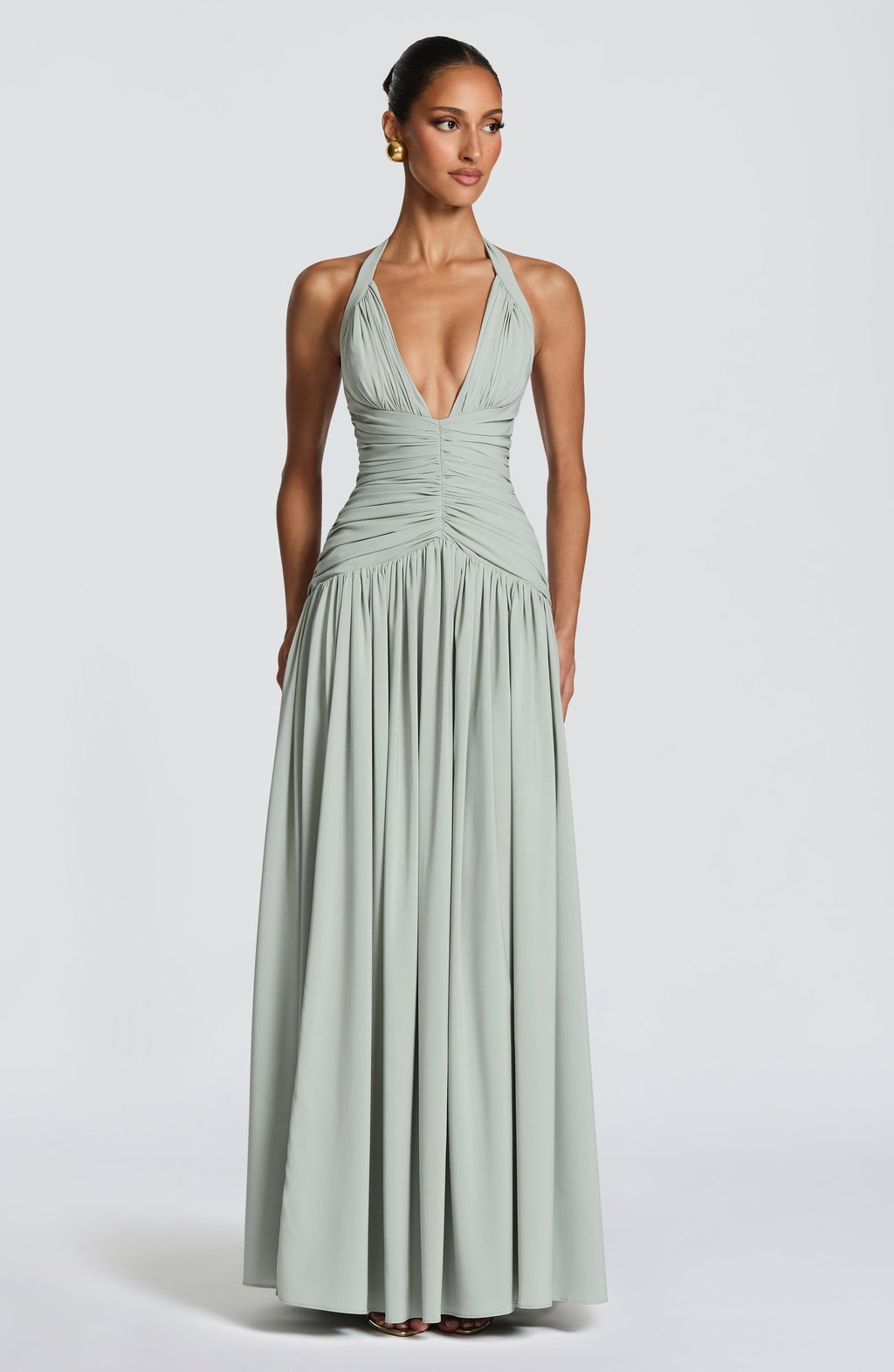 Vestido Martina™ -  Elegancia fluida con escote halter