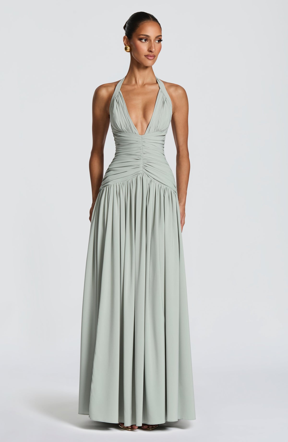 Vestido Martina™ -  Elegancia fluida con escote halter