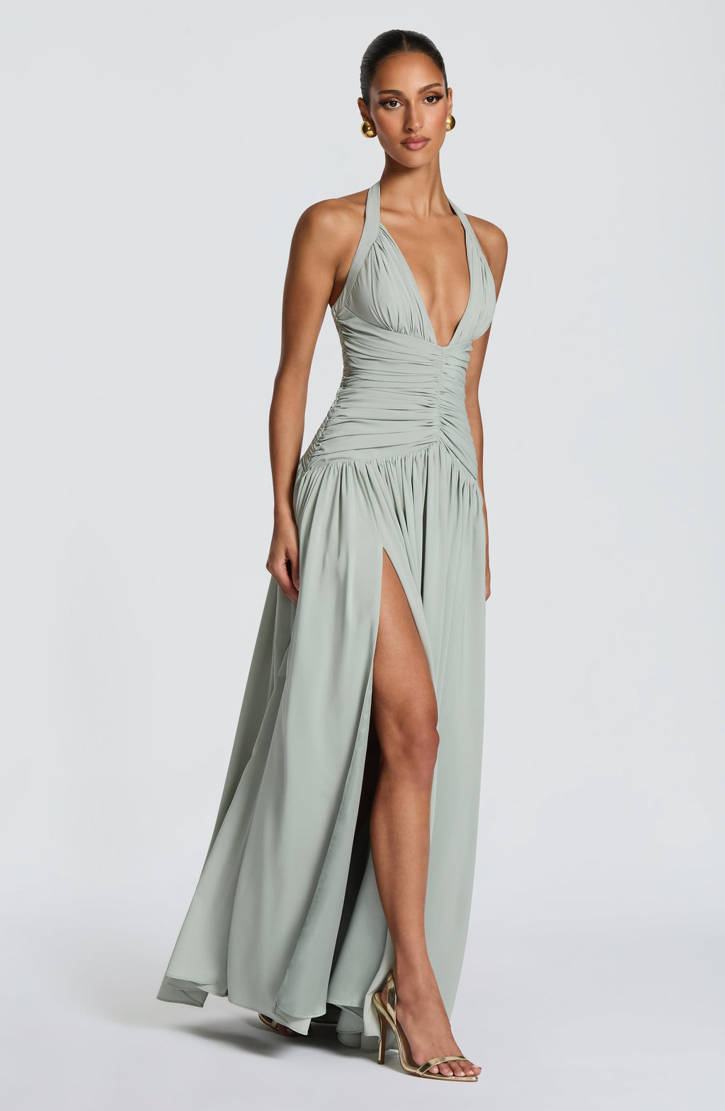 Vestido Martina™ -  Elegancia fluida con escote halter