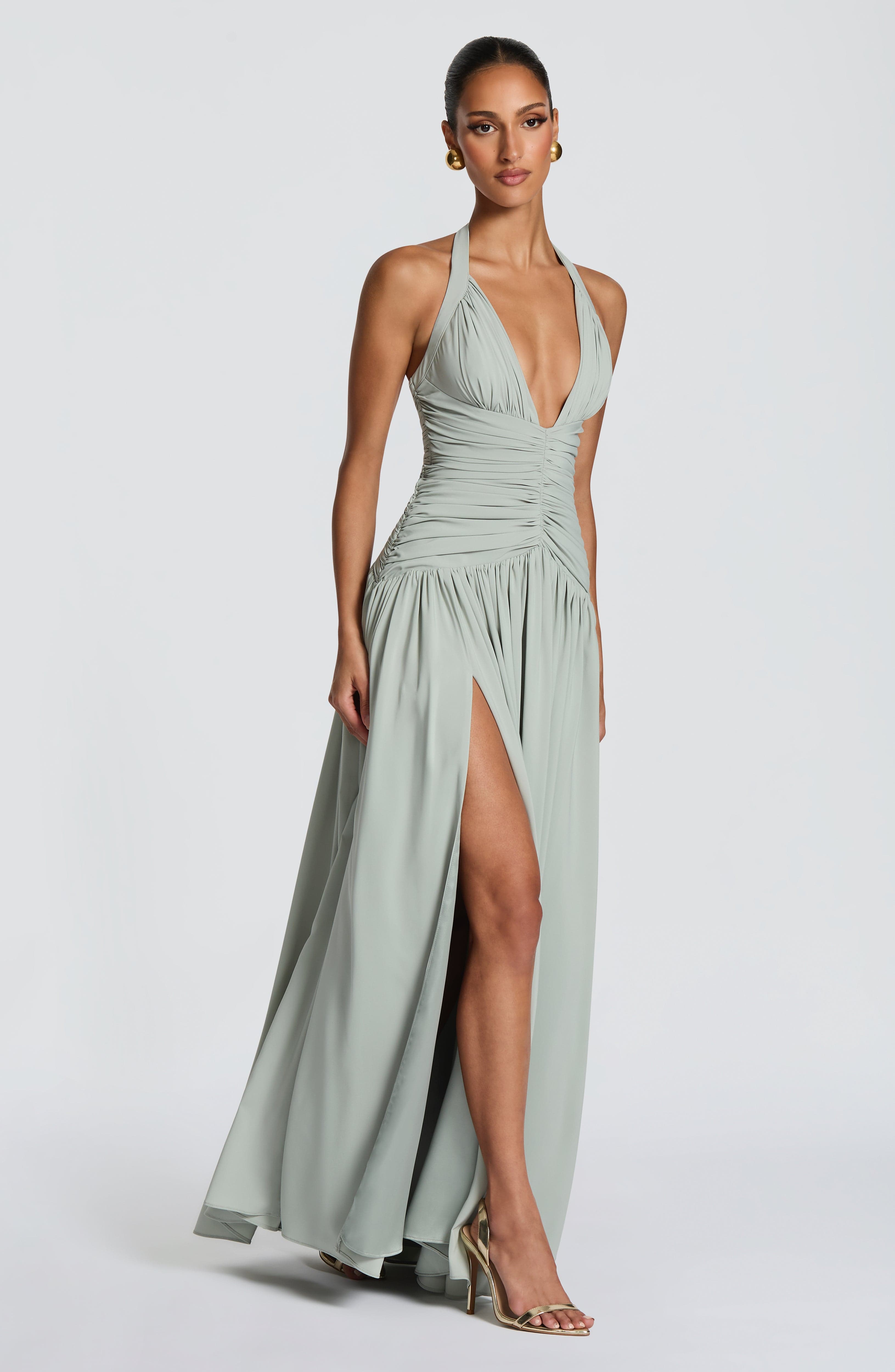 Vestido Martina™ -  Elegancia fluida con escote halter